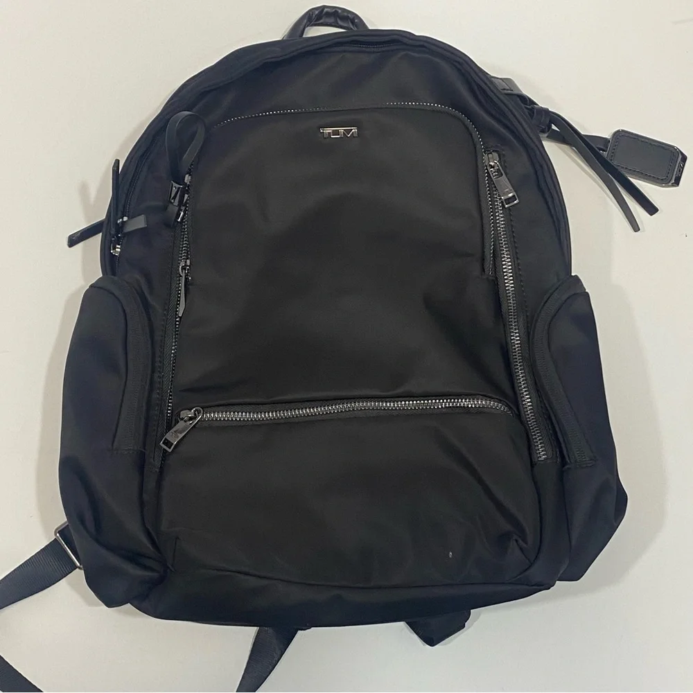 Tumi Black Backpack for Men
